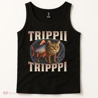  Trippi Troppi - Italian Brainrot Meme Cat Tank Top thumb 2