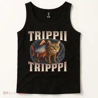  Trippi Troppi - Italian Brainrot Meme Cat Tank Top thumb 2