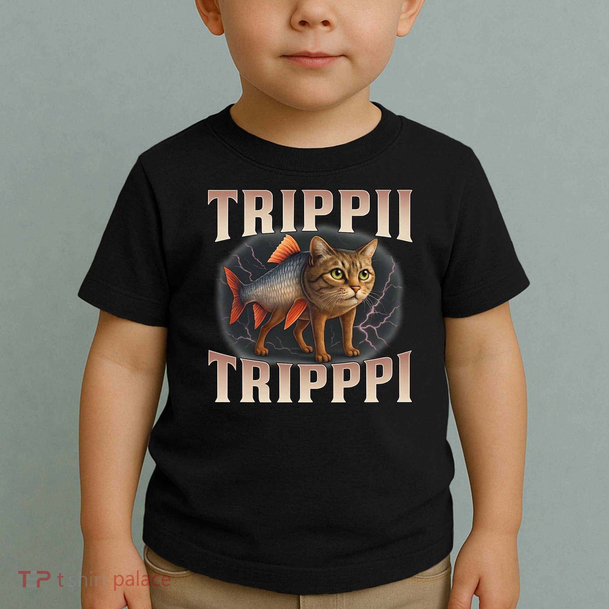  Trippi Troppi - Italian Brainrot Meme Cat Toddler T-Shirt