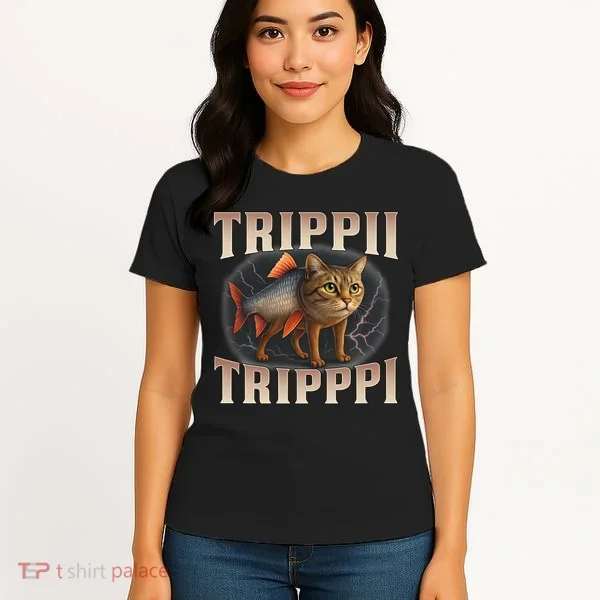 Trippi Troppi - Italian Brainrot Meme Cat Women's T-Shirt