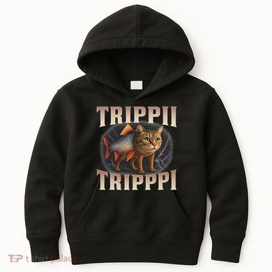  Trippi Troppi - Italian Brainrot Meme Cat Kids Hoodie