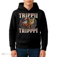  Trippi Troppi - Italian Brainrot Meme Cat Kids Hoodie thumb 4