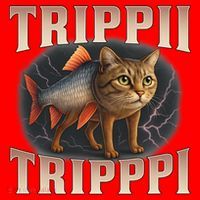  Trippi Troppi - Italian Brainrot Meme Cat Santa Hat thumb 1