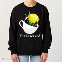 Tennis Tea Is Served Women's Sweatshirt thumb 0