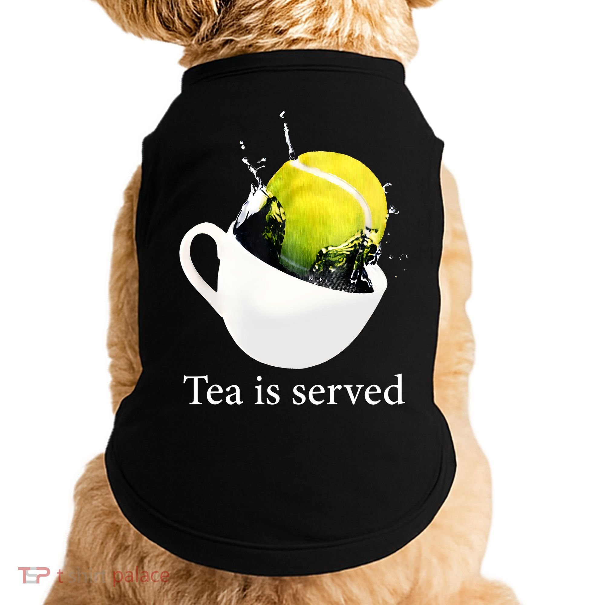 Tennis Tea Is Served Doggie Tank