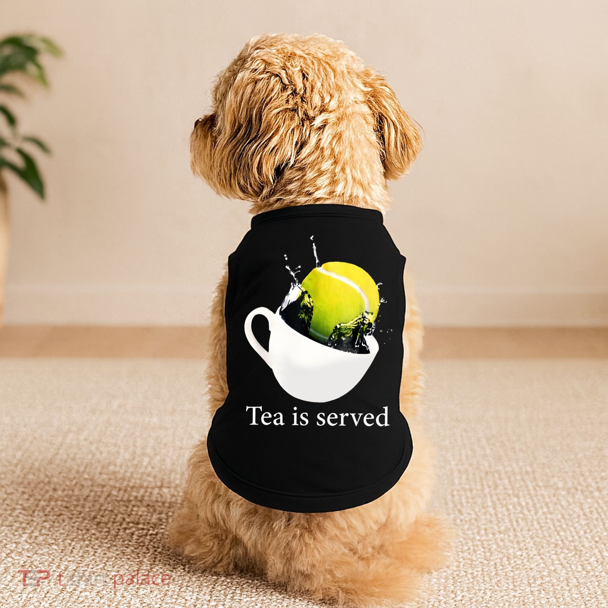 Tennis Tea Is Served Doggie Tank