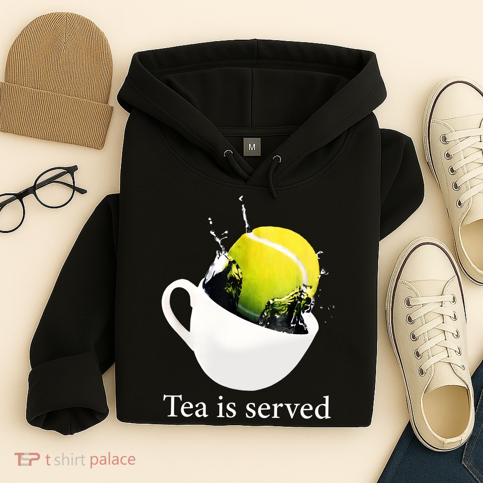 Tennis Tea Is Served Hoodie
