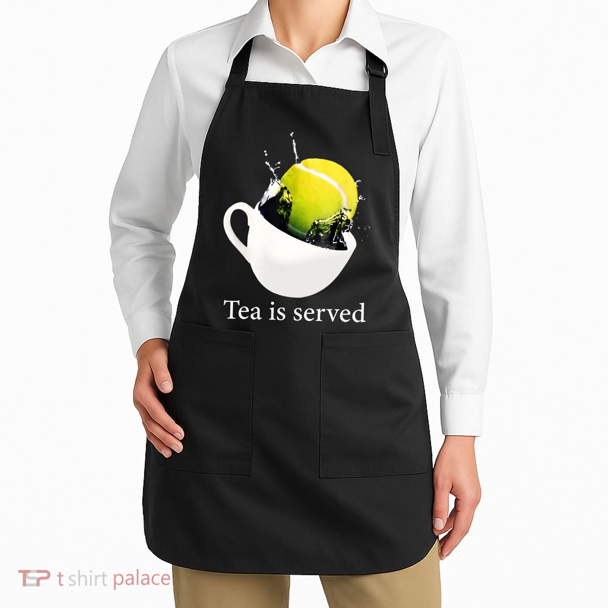 Tennis Tea Is Served Apron