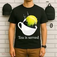 Tennis Tea Is Served T-Shirt thumb 6