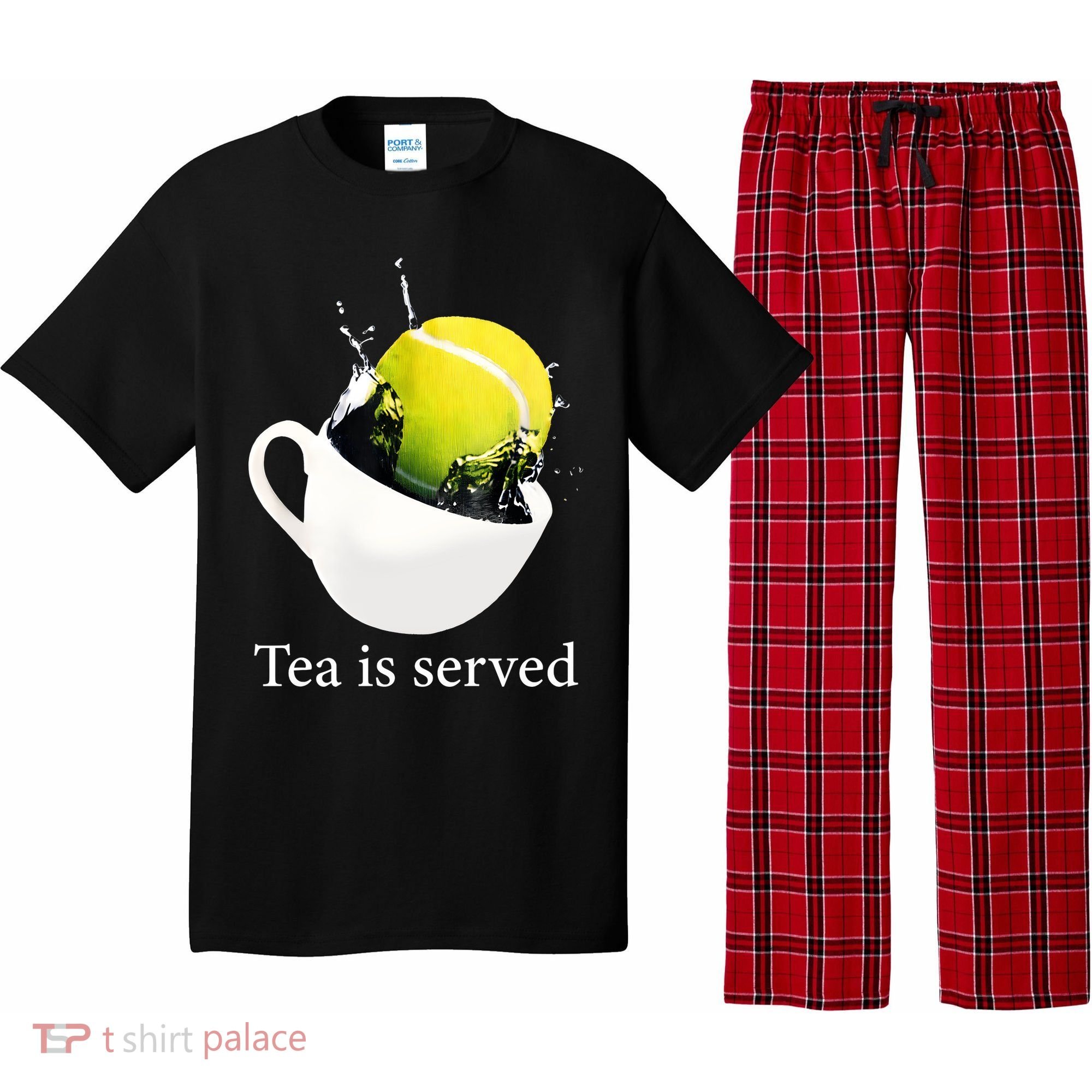 Tennis Tea Is Served Pajama Set