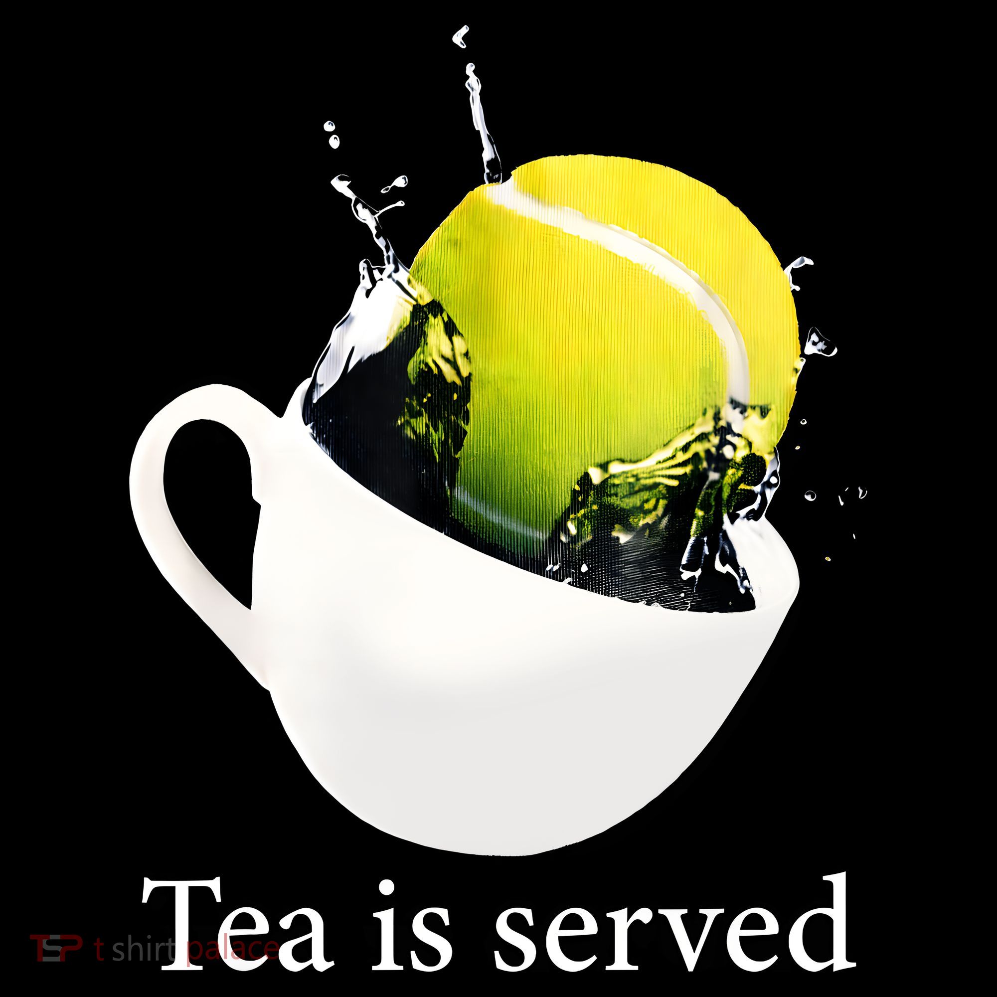 Tennis Tea Is Served Women's Hoodie