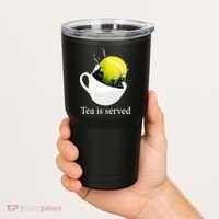 Tennis Tea Is Served Tumbler thumb 2
