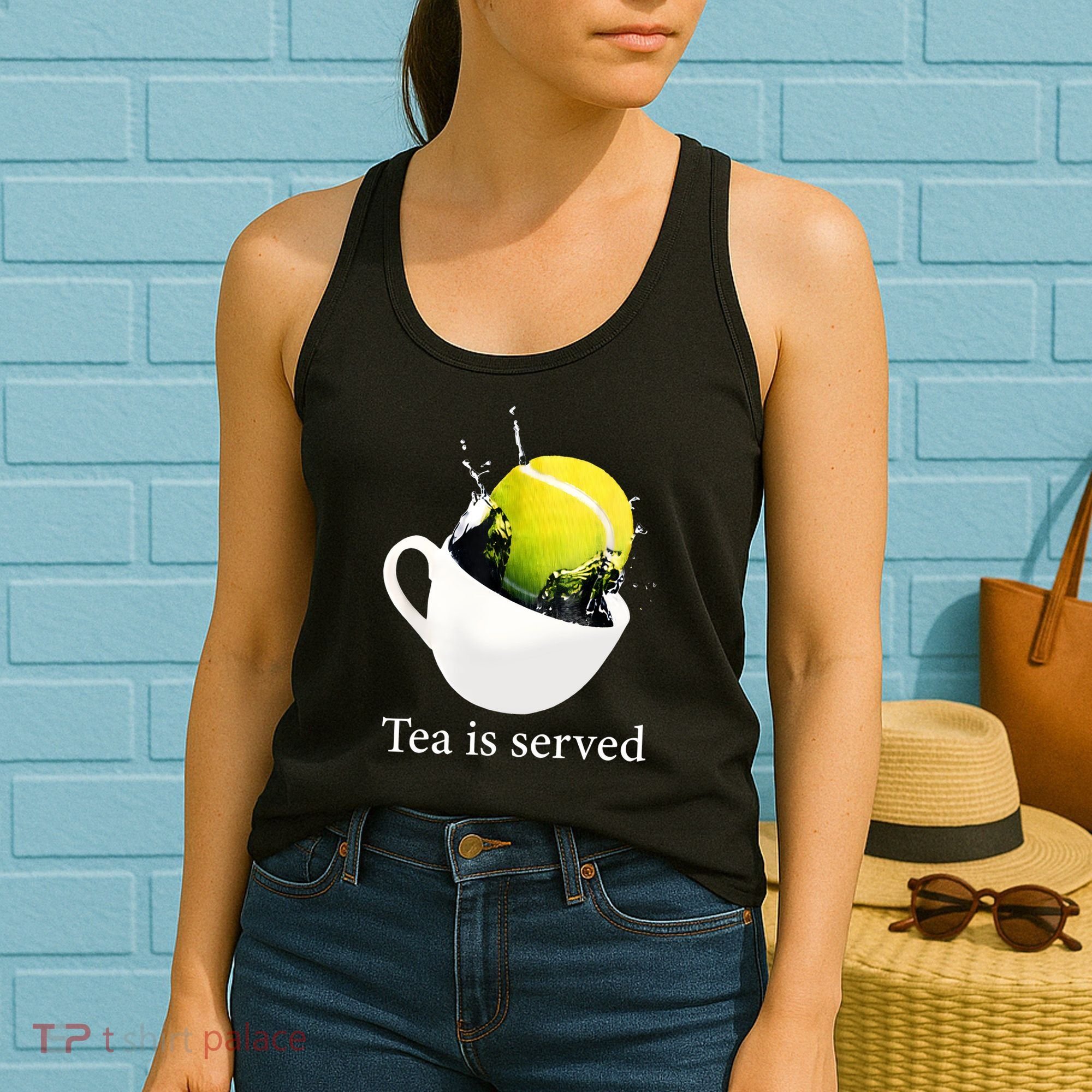 Tennis Tea Is Served Women's Tank Top