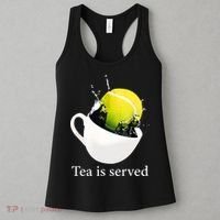 Tennis Tea Is Served Women's Tank Top thumb 3