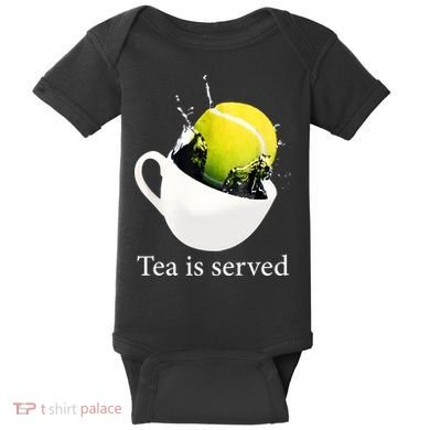 Tennis Tea Is Served Baby Bodysuit
