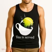 Tennis Tea Is Served Tank Top thumb 3