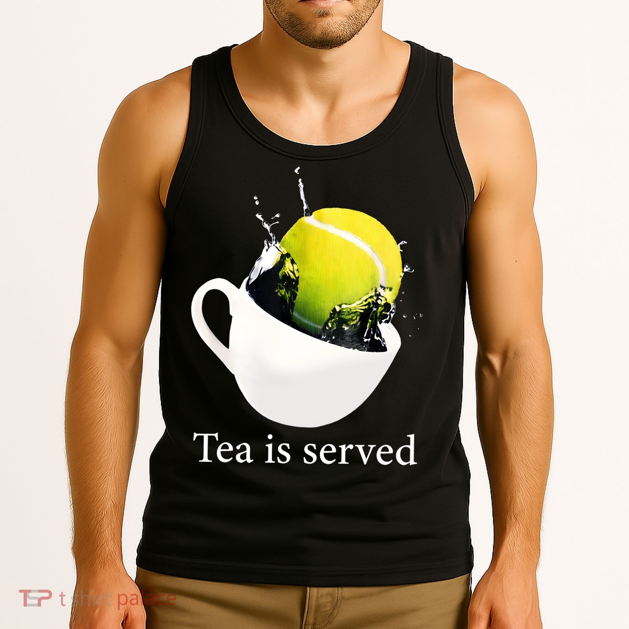 Tennis Tea Is Served Tank Top