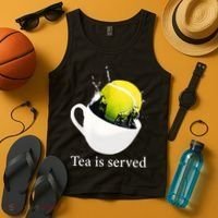Tennis Tea Is Served Tank Top thumb 4