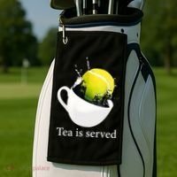 Tennis Tea Is Served Golf Towel thumb 2