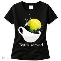 Tennis Tea Is Served Women's T-Shirt thumb 0