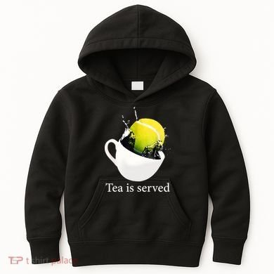 Tennis Tea Is Served Kids Hoodie