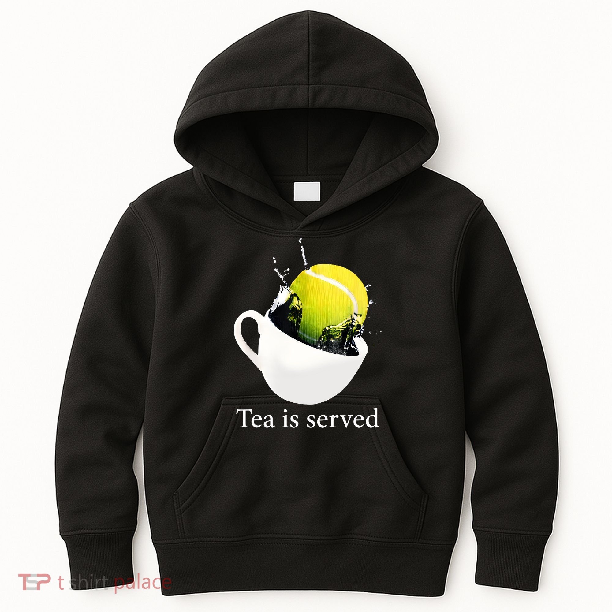 Tennis Tea Is Served Kids Hoodie