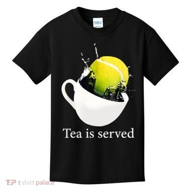 Tennis Tea Is Served Kids T-Shirt