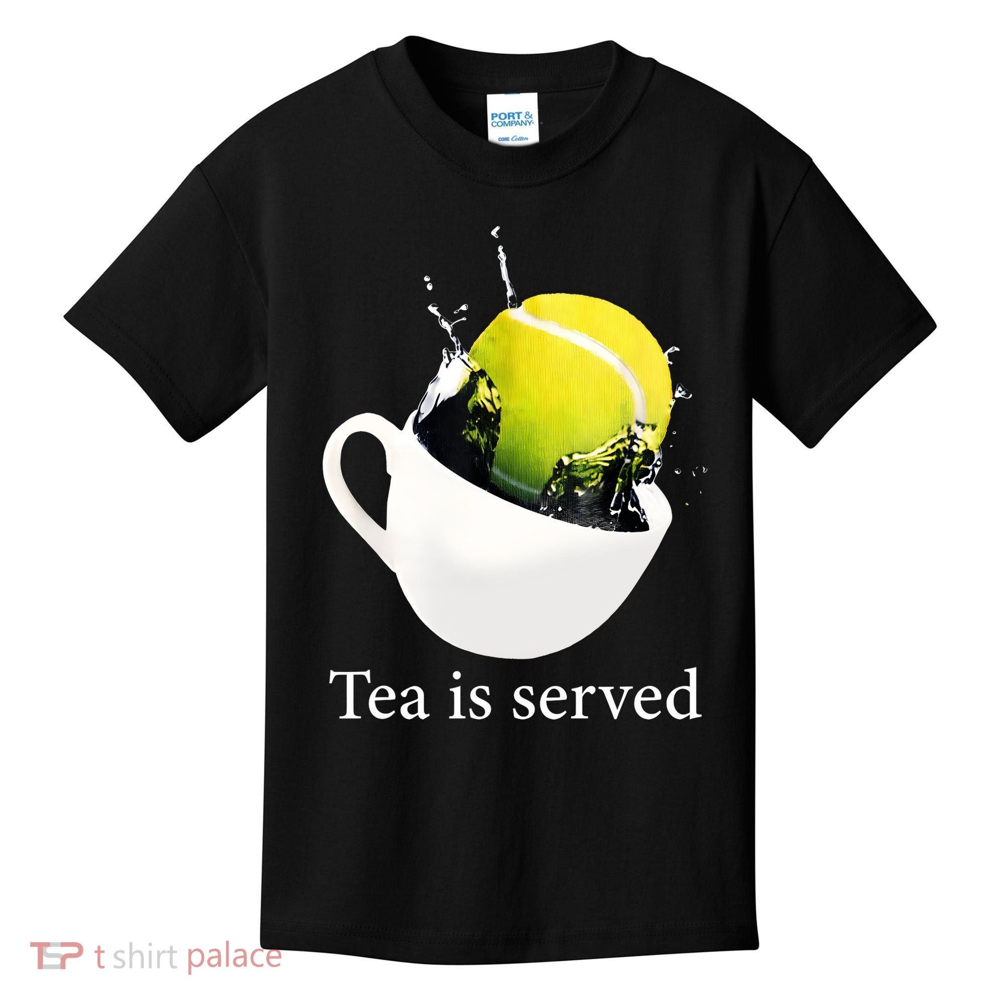 Tennis Tea Is Served Kids T-Shirt