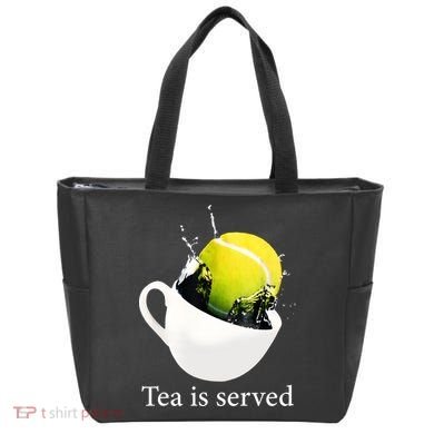 Tennis Tea Is Served Tote Bag