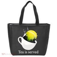 Tennis Tea Is Served Tote Bag thumb 0