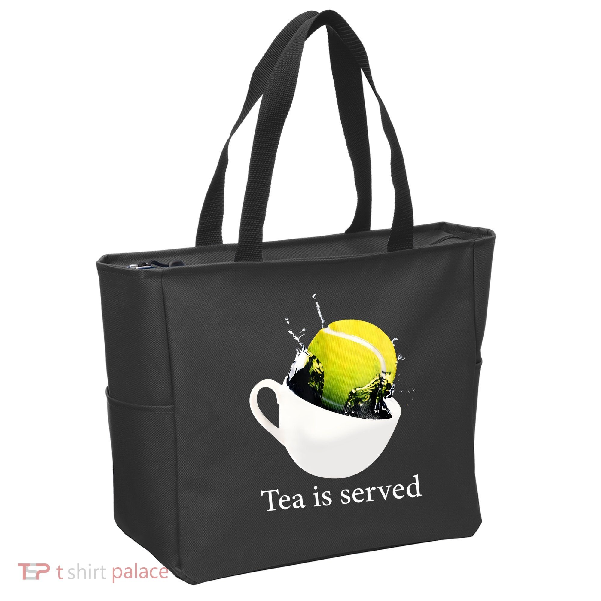 Tennis Tea Is Served Tote Bag