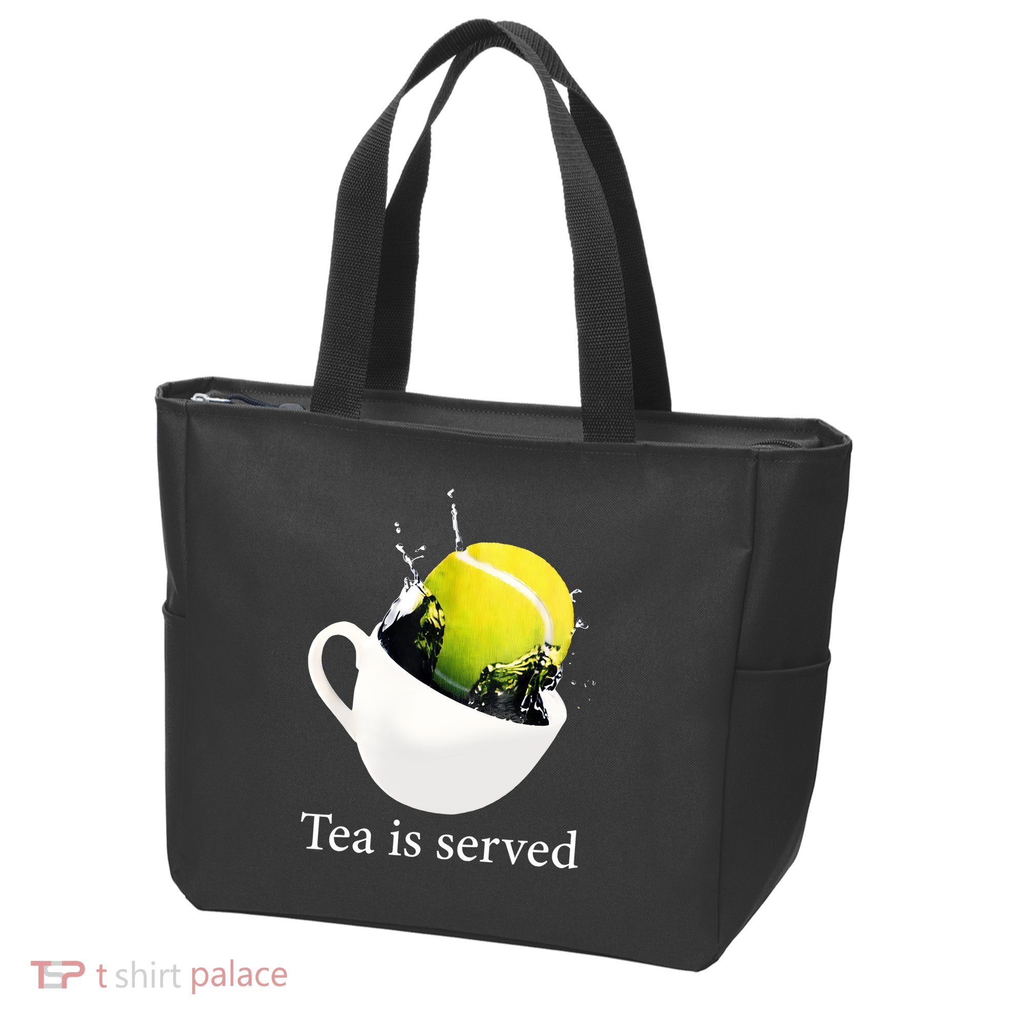 Tennis Tea Is Served Tote Bag