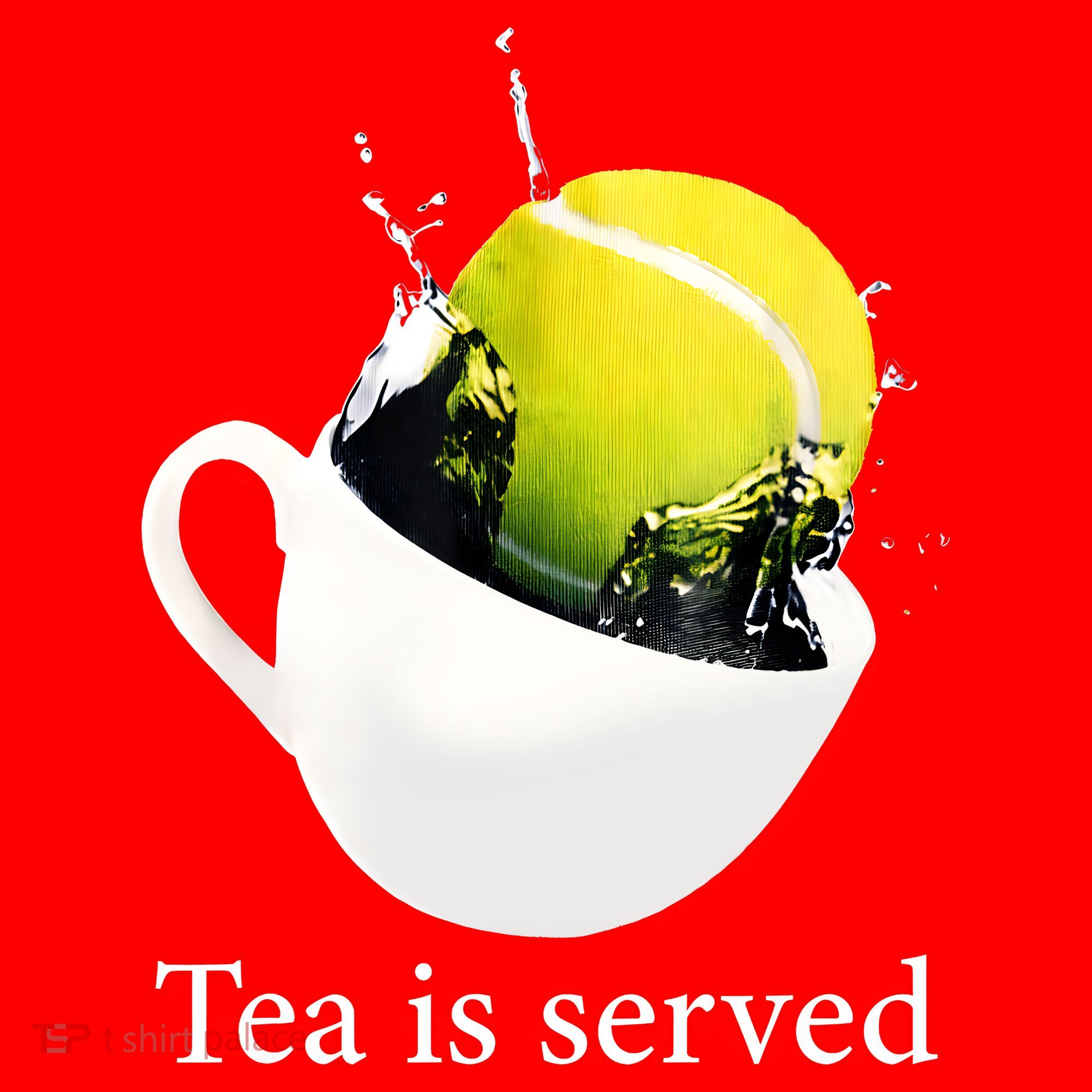 Tennis Tea Is Served Santa Hat