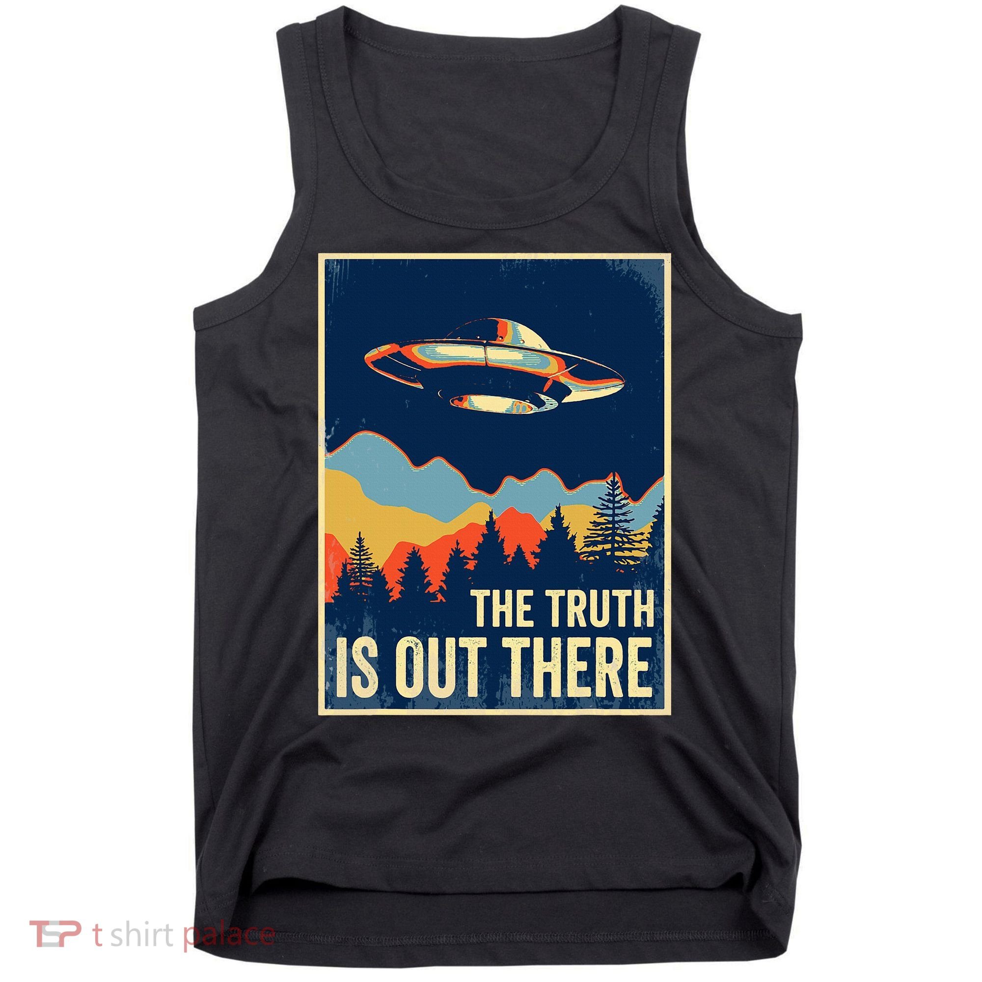 The Truth Is Out There Area 51 Alien Ufo Tank Top