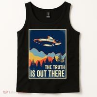 The Truth Is Out There Area 51 Alien Ufo Tank Top thumb 2