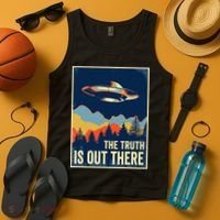 The Truth Is Out There Area 51 Alien Ufo Tank Top thumb 4