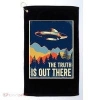 The Truth Is Out There Area 51 Alien Ufo Golf Towel thumb 0