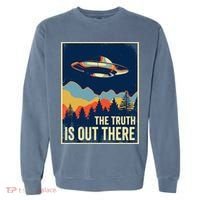 The Truth Is Out There Area 51 Alien Ufo Garment-Dyed Sweatshirt thumb 0