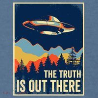 The Truth Is Out There Area 51 Alien Ufo Garment-Dyed Sweatshirt thumb 2