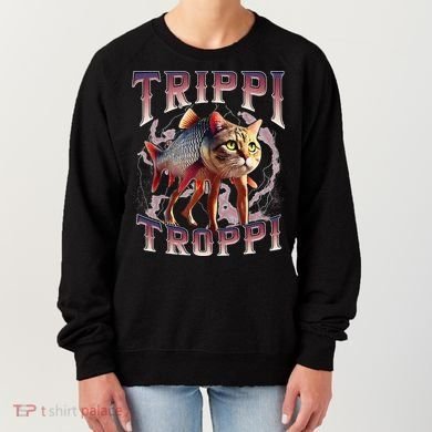 Trippi Troppi - Italian Brainrot Meme Cat Gift Women's Sweatshirt