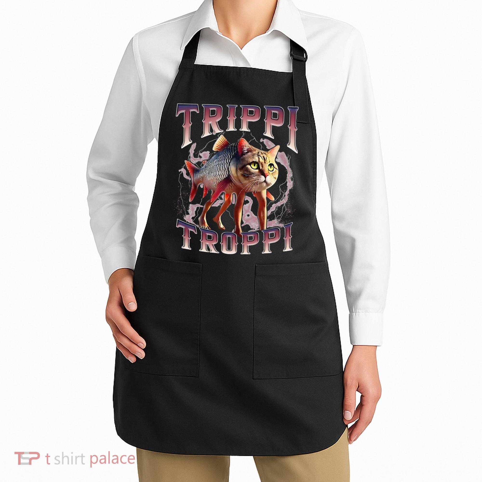 Trippi Troppi - Italian Brainrot Meme Cat Gift Apron