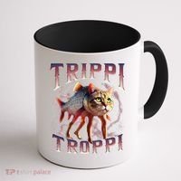 Trippi Troppi - Italian Brainrot Meme Cat Gift Coffee Mug thumb 1