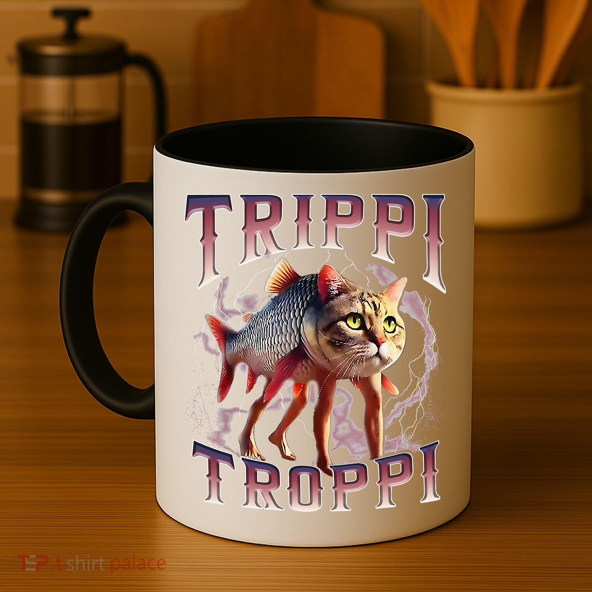Trippi Troppi - Italian Brainrot Meme Cat Gift Coffee Mug