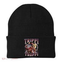 Trippi Troppi - Italian Brainrot Meme Cat Gift Beanie thumb 0