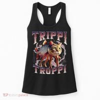 Trippi Troppi - Italian Brainrot Meme Cat Gift Women's Tank Top thumb 0