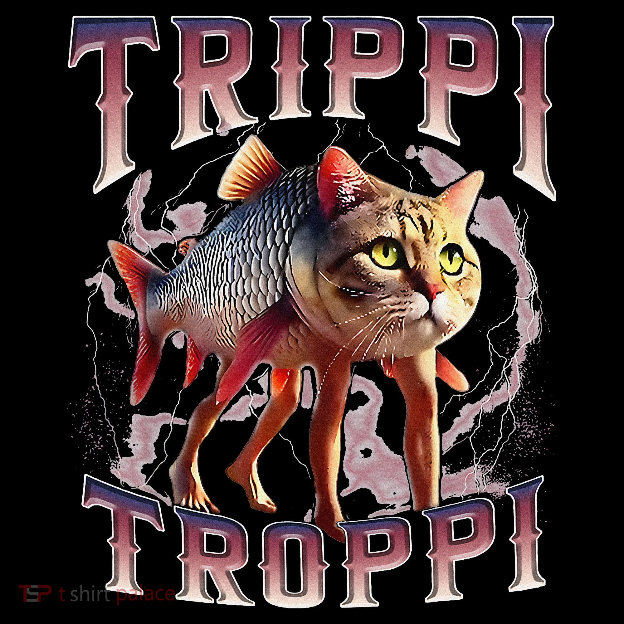 Trippi Troppi - Italian Brainrot Meme Cat Gift Baby Bodysuit