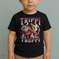 Trippi Troppi - Italian Brainrot Meme Cat Gift Toddler T-Shirt thumb 2