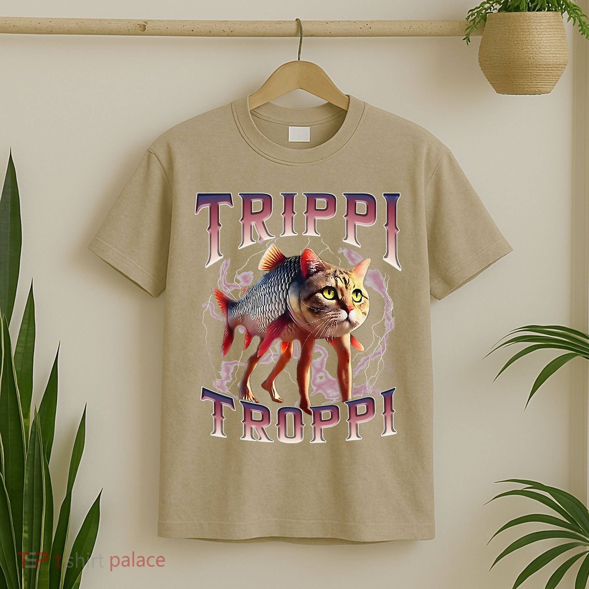 Trippi Troppi - Italian Brainrot Meme Cat Gift T-Shirt