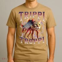 Trippi Troppi - Italian Brainrot Meme Cat Gift T-Shirt thumb 3