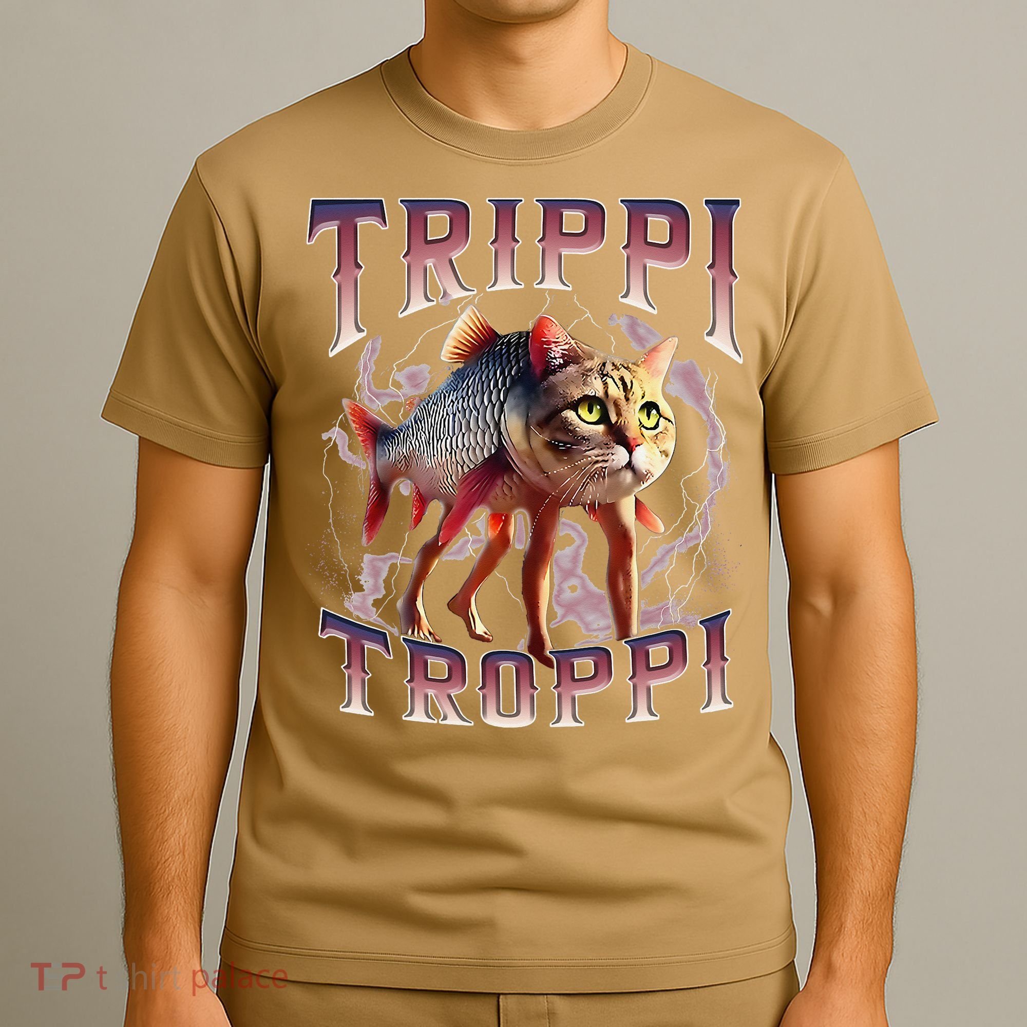 Trippi Troppi - Italian Brainrot Meme Cat Gift T-Shirt